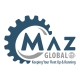 maaz global Logo white