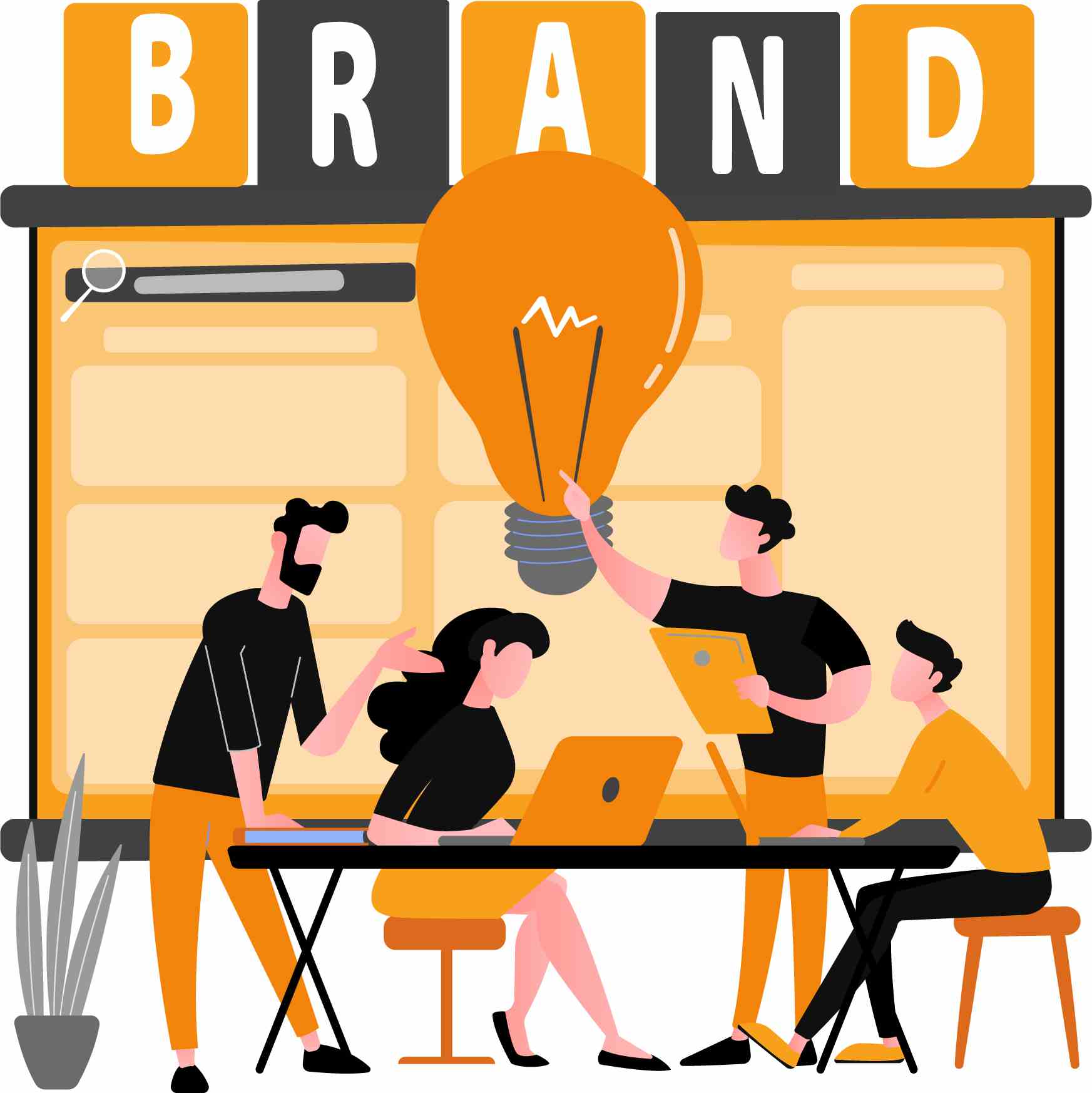 branding agency info graphics