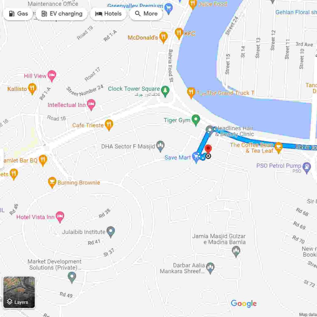 Google map of CXS