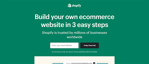 Shopify- a popular ecommerce platform, offering businesses a range of tools to create and manage their online stores.