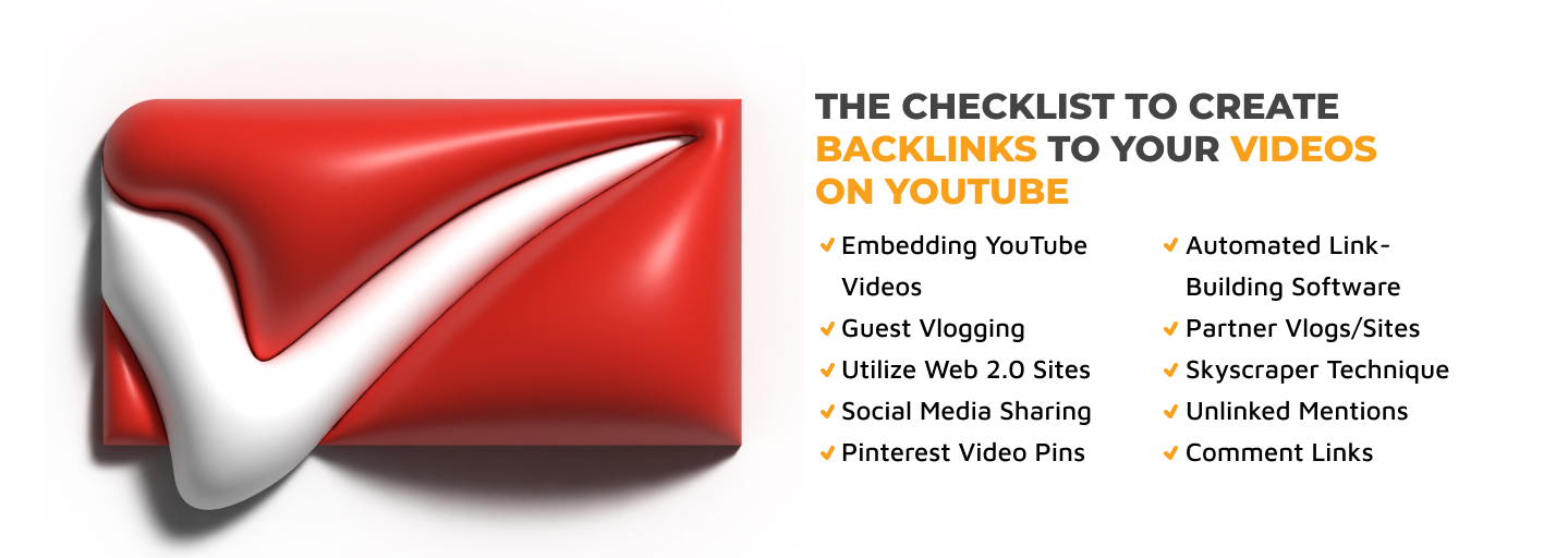 youtube backlinks checklist